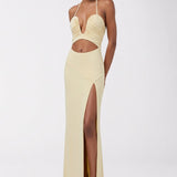 Calista Butter Yellow Dress - Yellow - Görsel 3