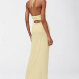 Calista Butter Yellow Dress - Yellow - Görsel 4