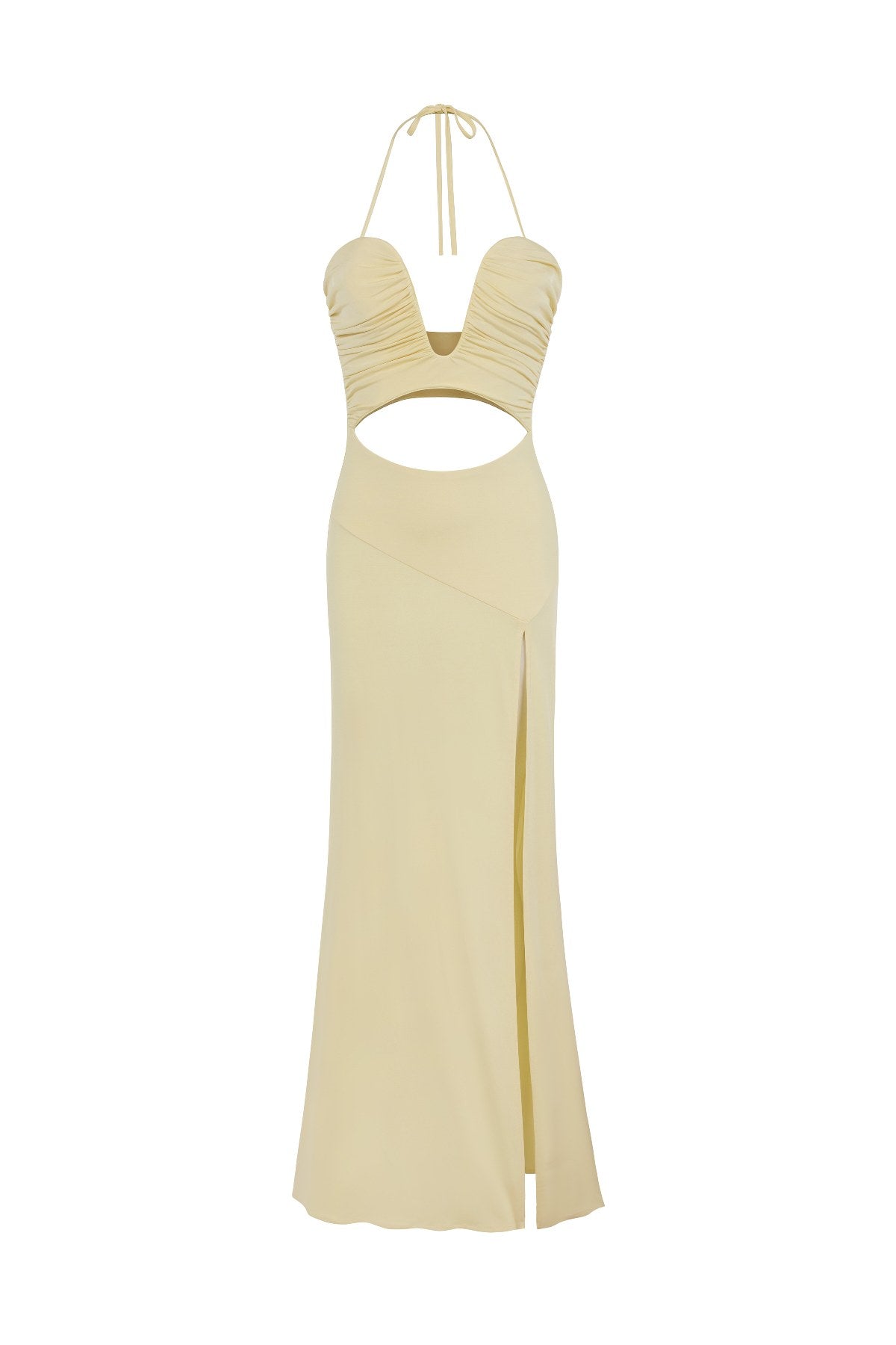 Calista Butter Yellow Dress - Yellow