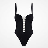 Eve Ring-Detail Swimsuit