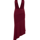 Fuergo Burgundy Dress - Burgundy