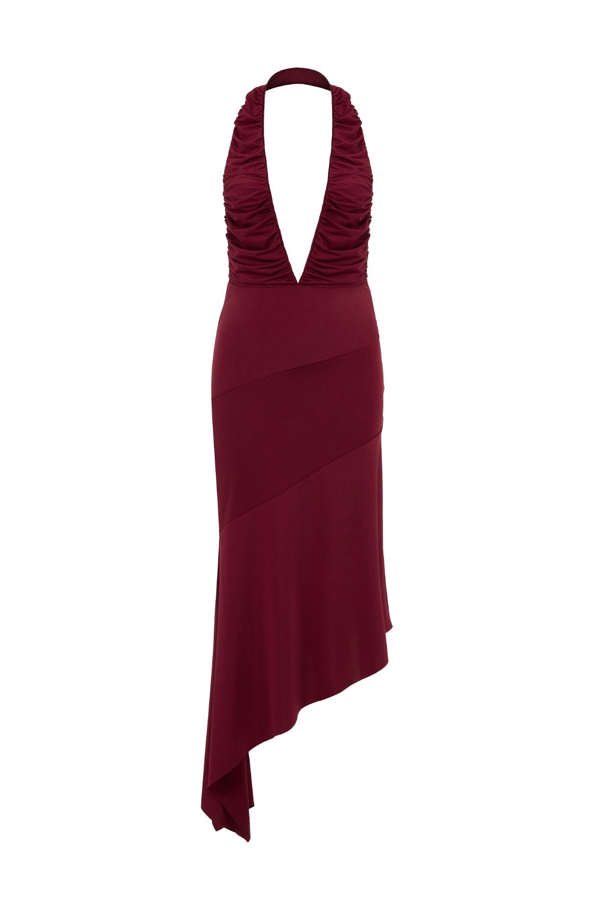 Fuergo Burgundy Dress - Burgundy