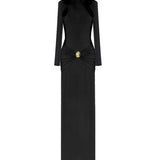 Gildea Long Sleeve Black Dress
