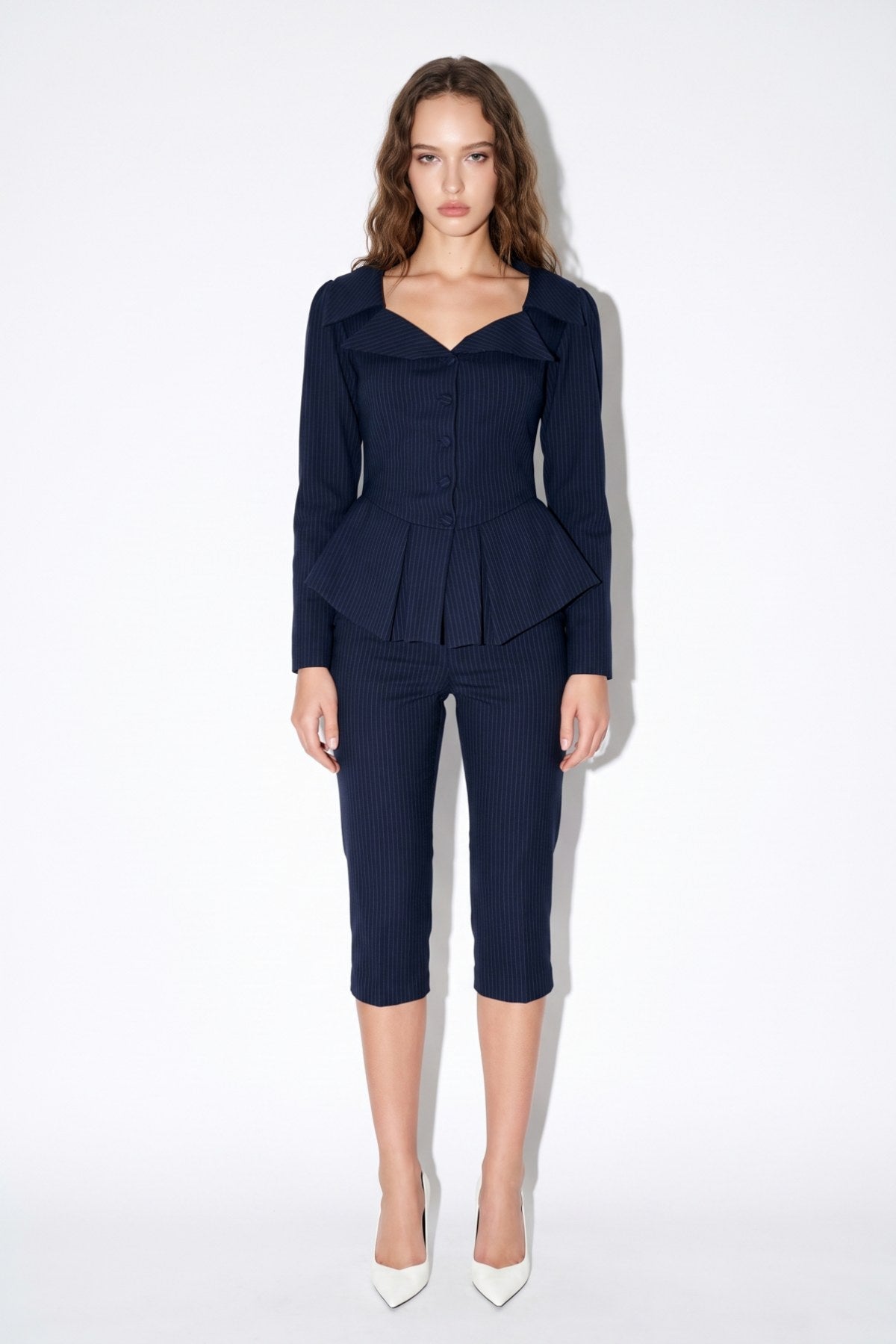 Slate Capri Pants - Multicolour - The Tacca