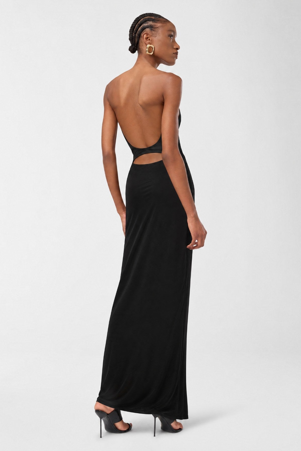 Isela Black Dress - Siyah - Görsel 2