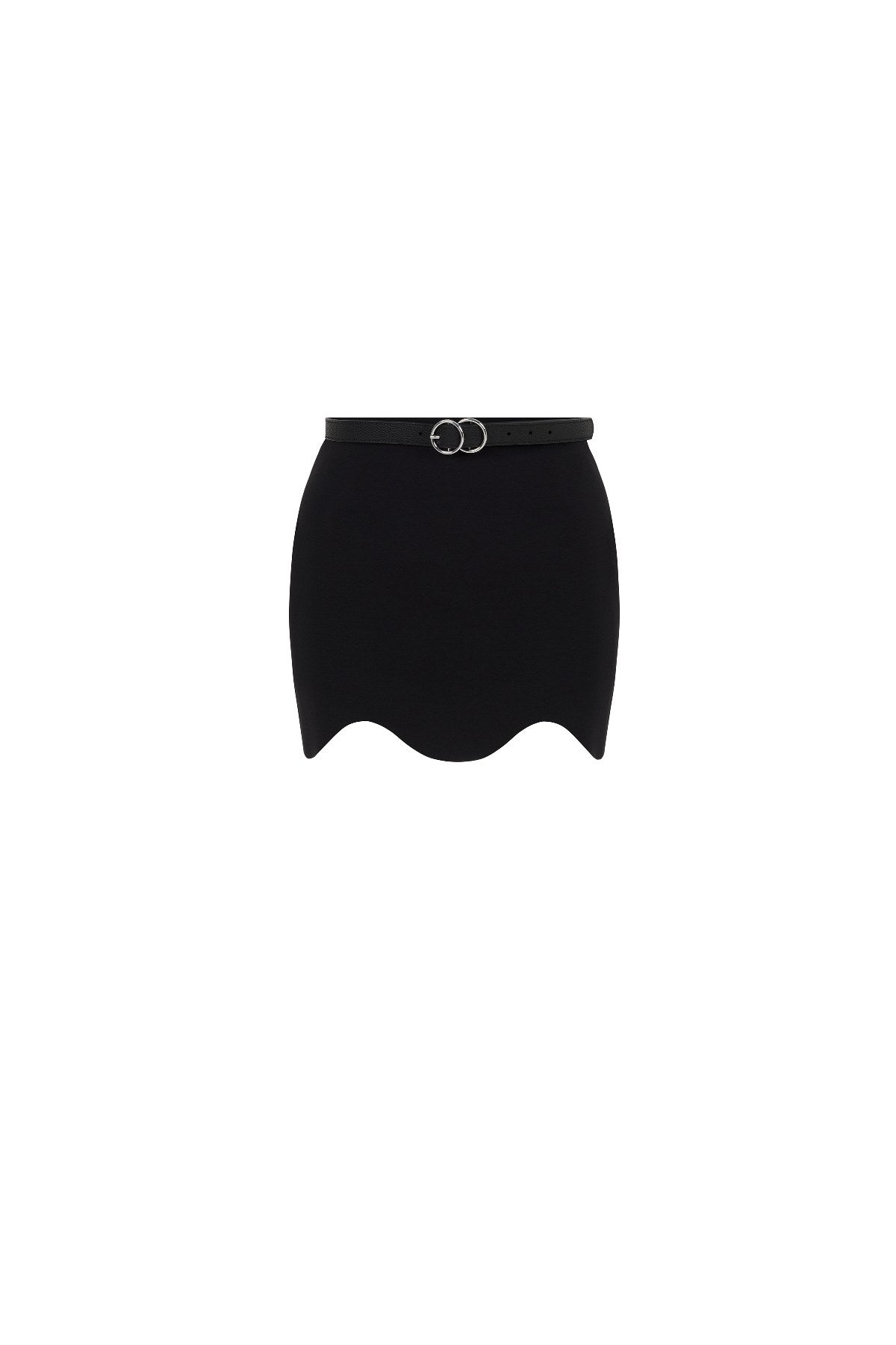 Ravela Skirt With Belt - Black