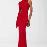 Sirena Red Long Dress - Kırmızı