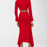 Viento Skirt Set - Red - Görsel 2